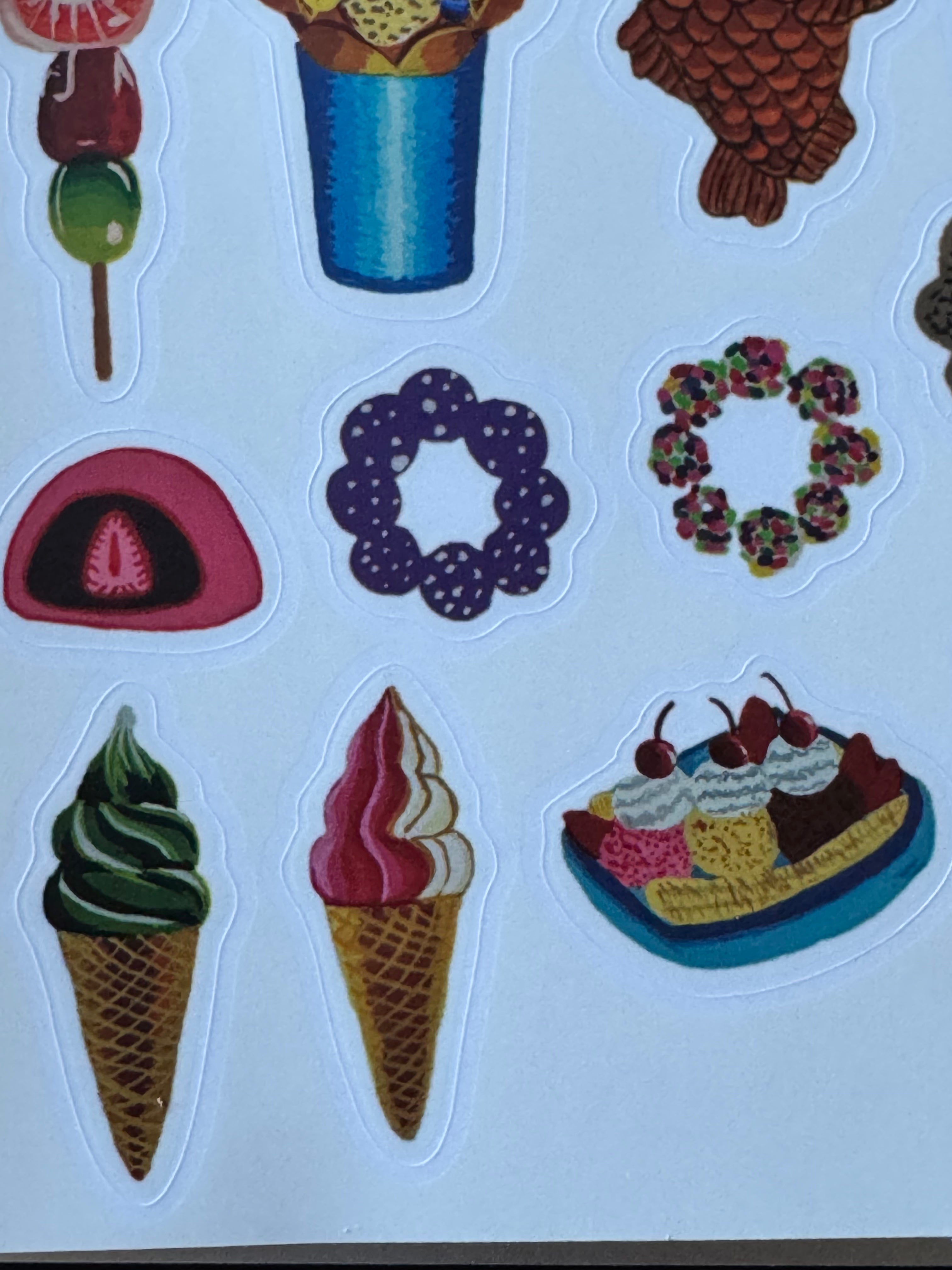 Desserts Sticker Sheet