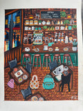 Coffee Shop Painting (Original - 8 in. x 10 in.)