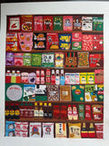 Asian Grocery Store Gouache Painting (Original - 8 in. x 10 in).